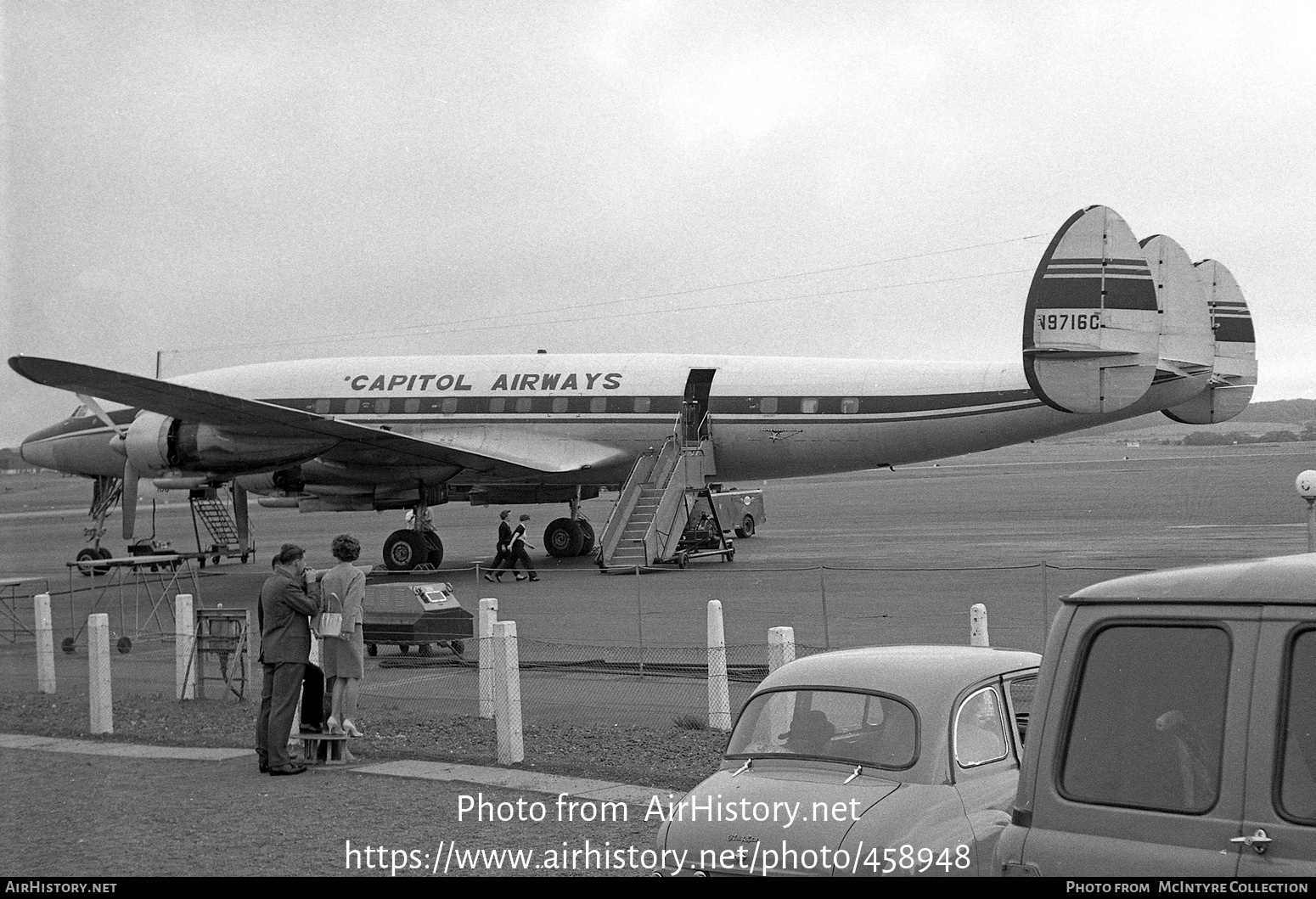 Aircraft Photo of N9716C | Lockheed L-1049E/01 Super Constellation | Capitol Airways | AirHistory.net #458948