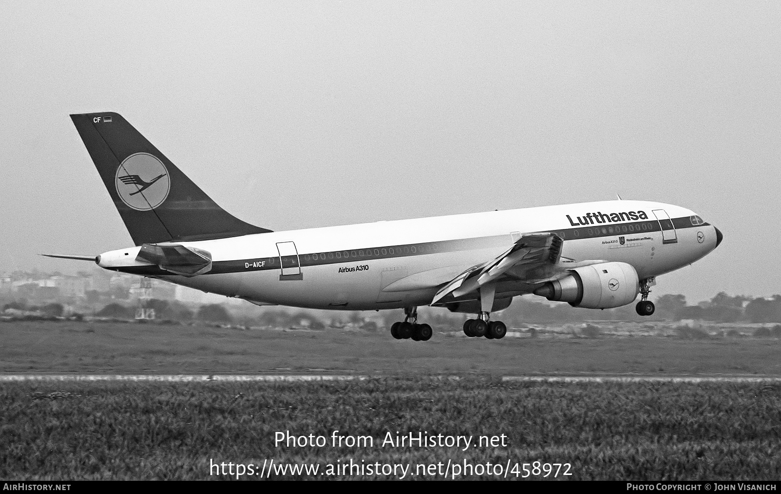 Aircraft Photo of D-AICF | Airbus A310-203 | Lufthansa | AirHistory.net #458972