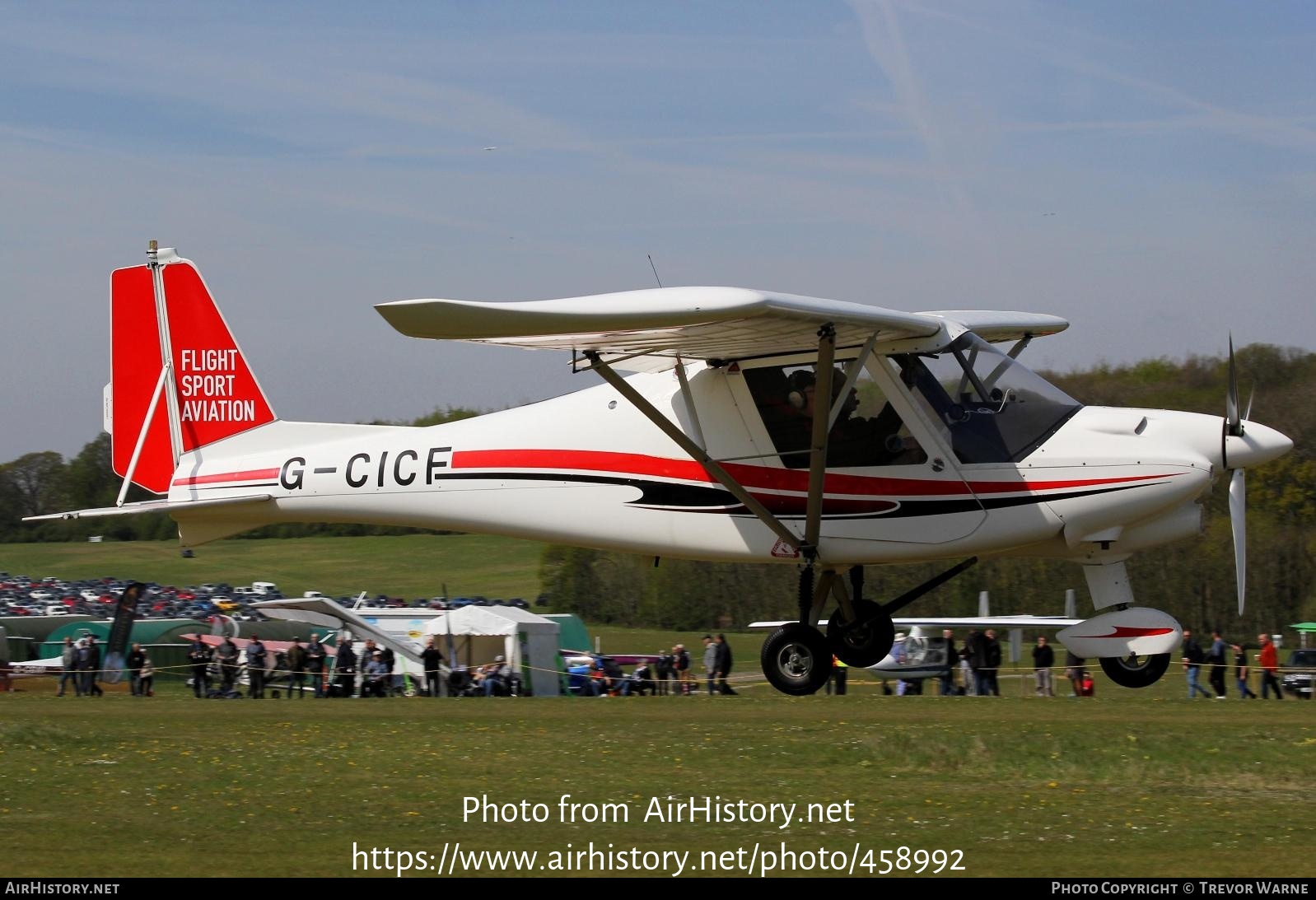 Aircraft Photo of G-CICF | Comco Ikarus C42-FB80 Bravo | Flight Support Aviation | AirHistory.net #458992