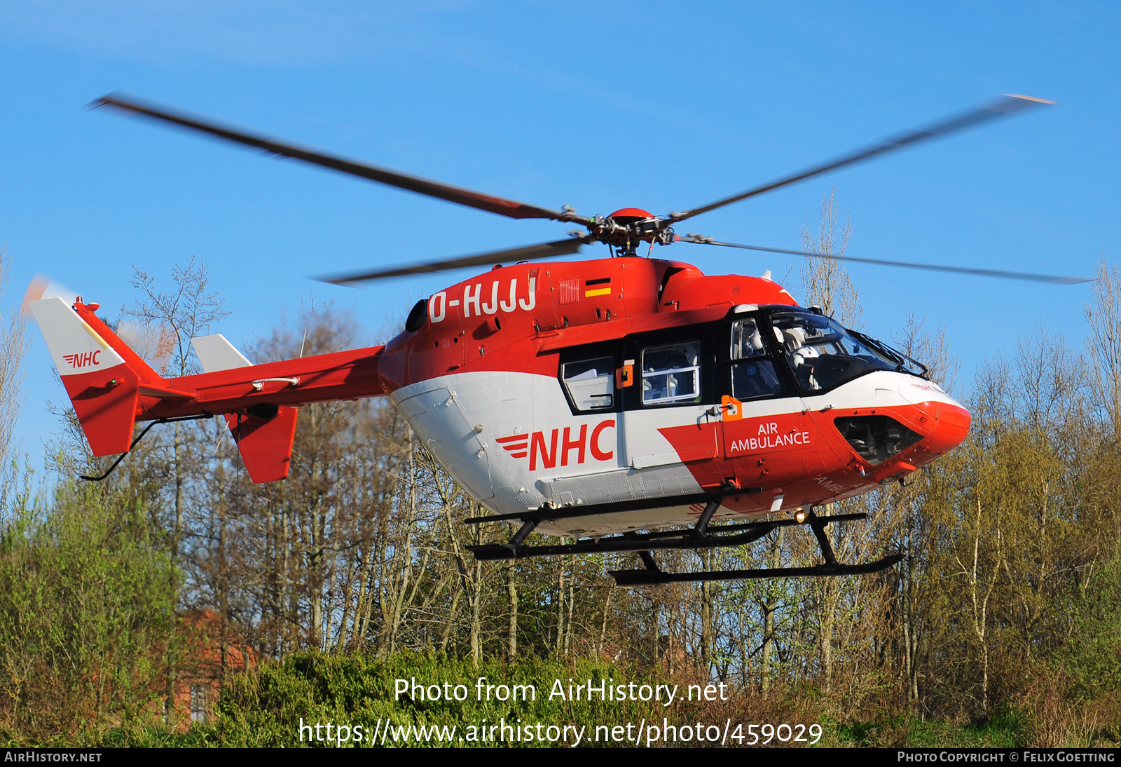 Aircraft Photo of D-HJJJ | MBB-Kawasaki BK-117B-2 | Northern HeliCopter - NHC | AirHistory.net #459029