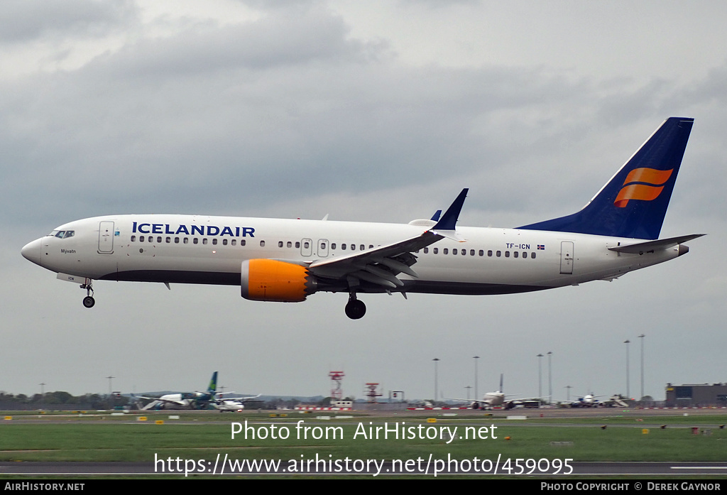 Aircraft Photo of TF-ICN | Boeing 737-8 Max 8 | Icelandair | AirHistory.net #459095