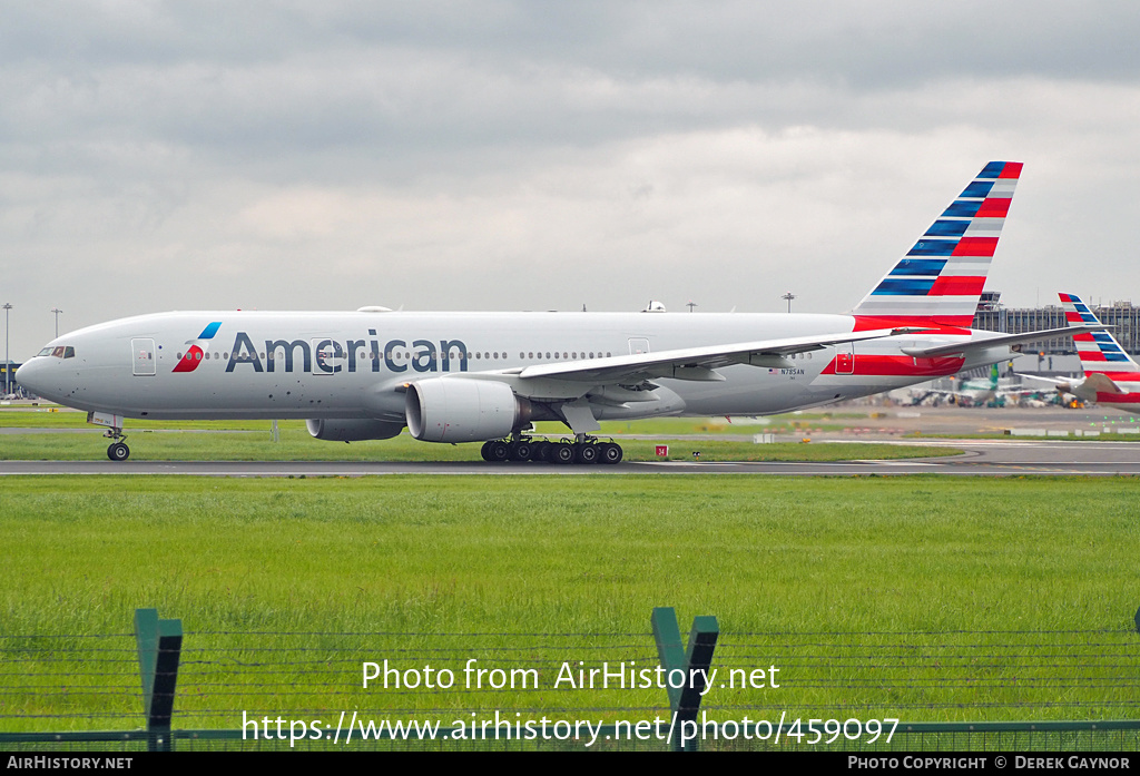 Aircraft Photo of N785AN | Boeing 777-223/ER | American Airlines | AirHistory.net #459097