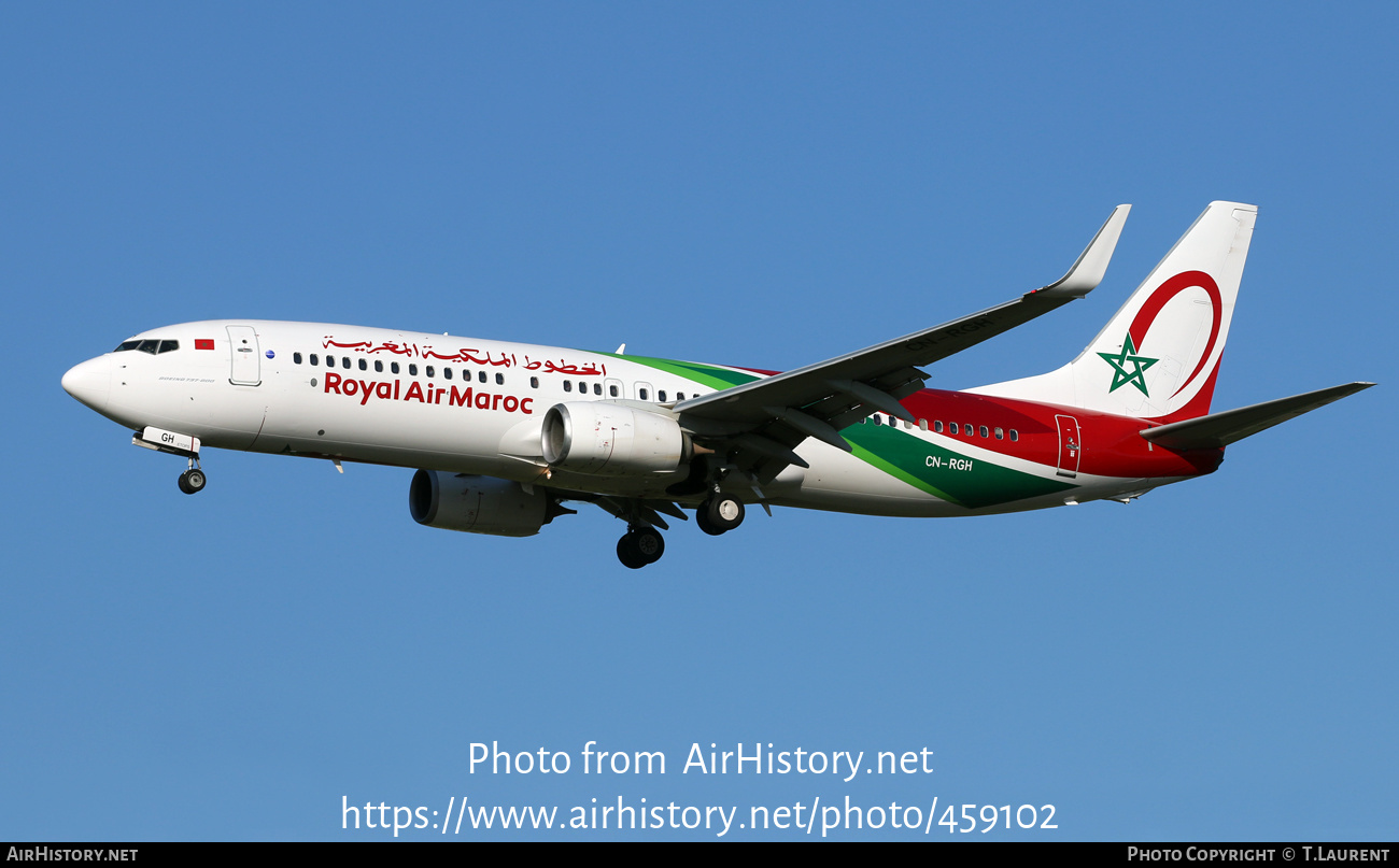 Aircraft Photo of CN-RGH | Boeing 737-86N | Royal Air Maroc - RAM | AirHistory.net #459102