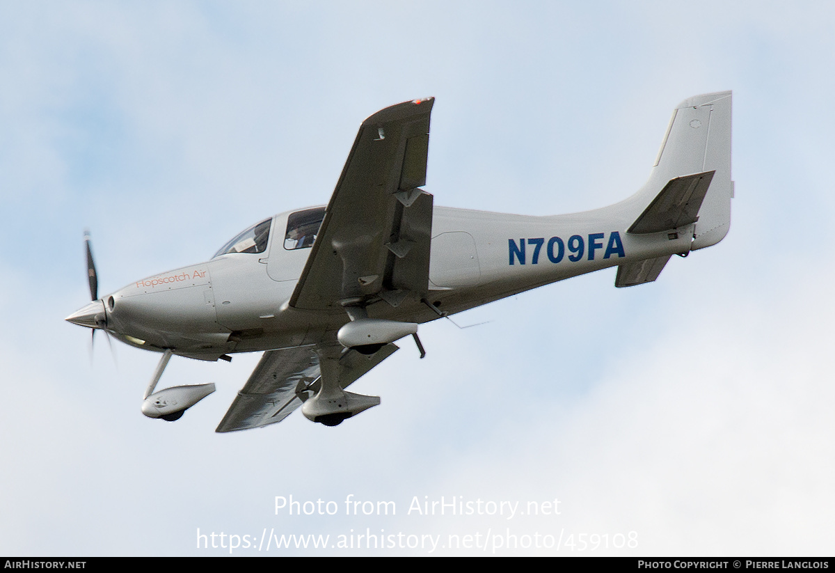 Aircraft Photo of N709FA | Cirrus SR-22 G3 | Hopscotch Air | AirHistory.net #459108