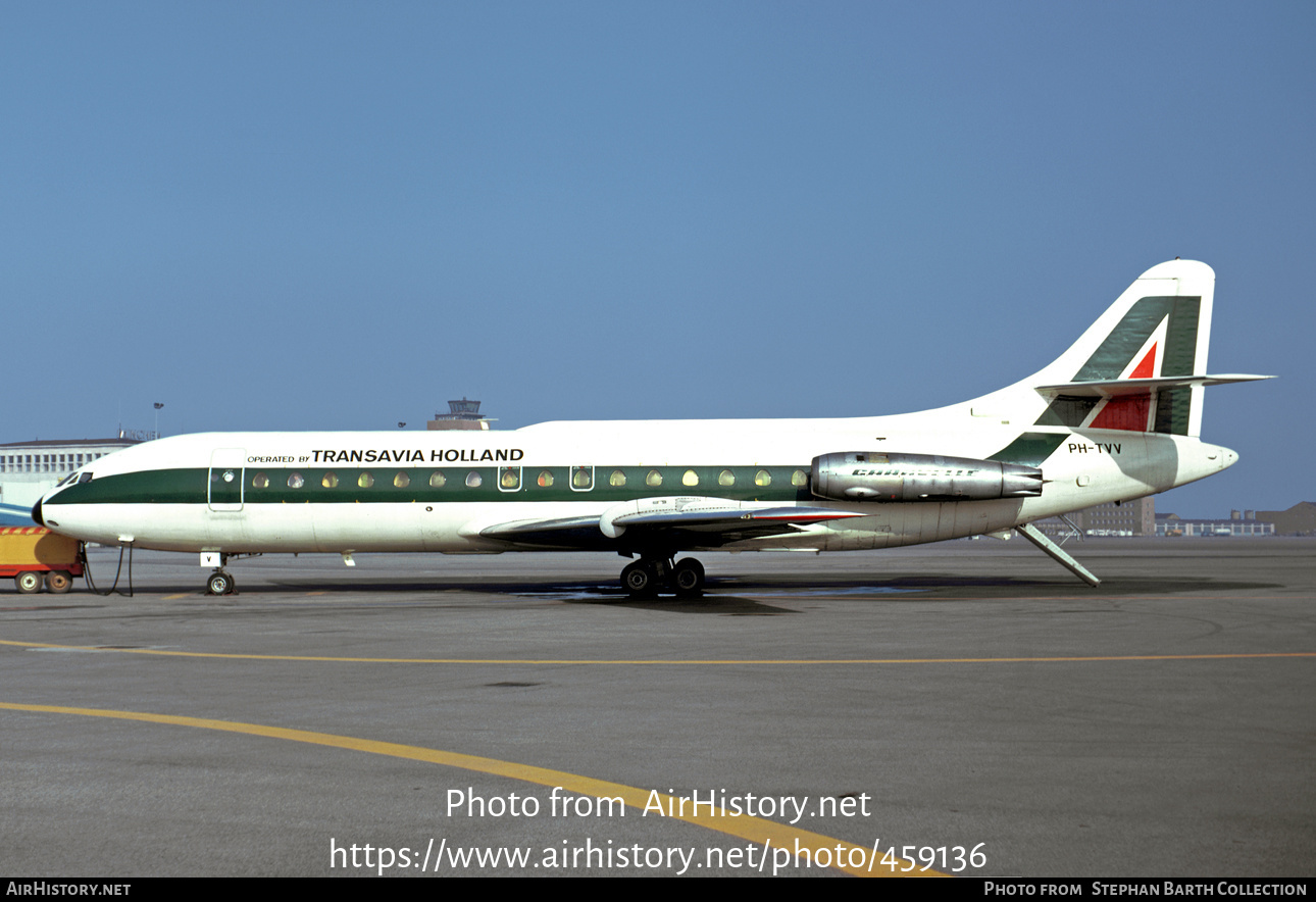 Aircraft Photo of PH-TVV | Sud SE-210 Caravelle III | Transavia Holland | AirHistory.net #459136