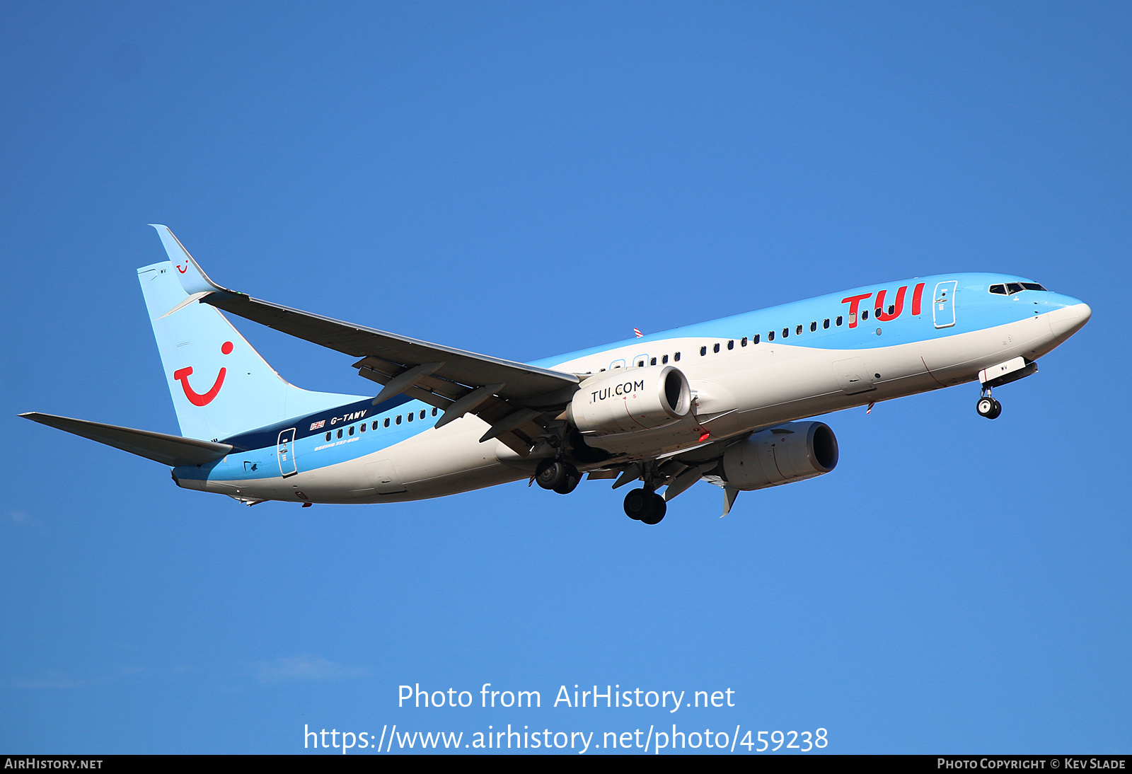 Aircraft Photo of G-TAWV | Boeing 737-8K5 | TUI | AirHistory.net #459238