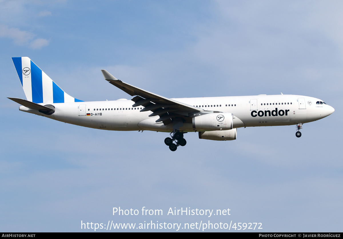 Aircraft Photo of D-AIYB | Airbus A330-243 | Condor Flugdienst | AirHistory.net #459272