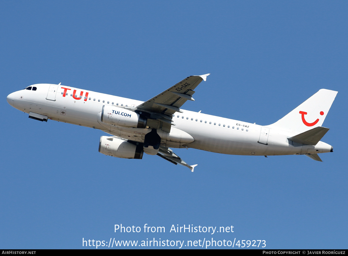 Aircraft Photo of ES-SAZ | Airbus A320-232 | TUI | AirHistory.net #459273