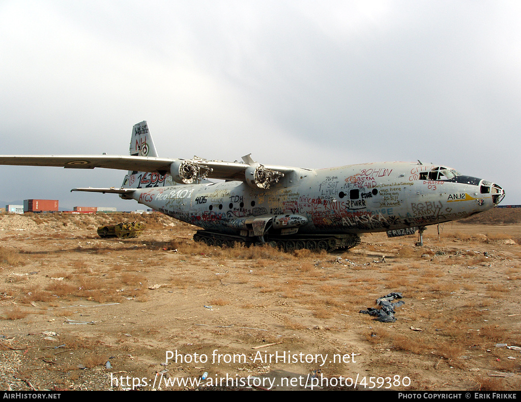 Aircraft Photo of 405 | Antonov An-12 | Afghanistan - Air Force | AirHistory.net #459380