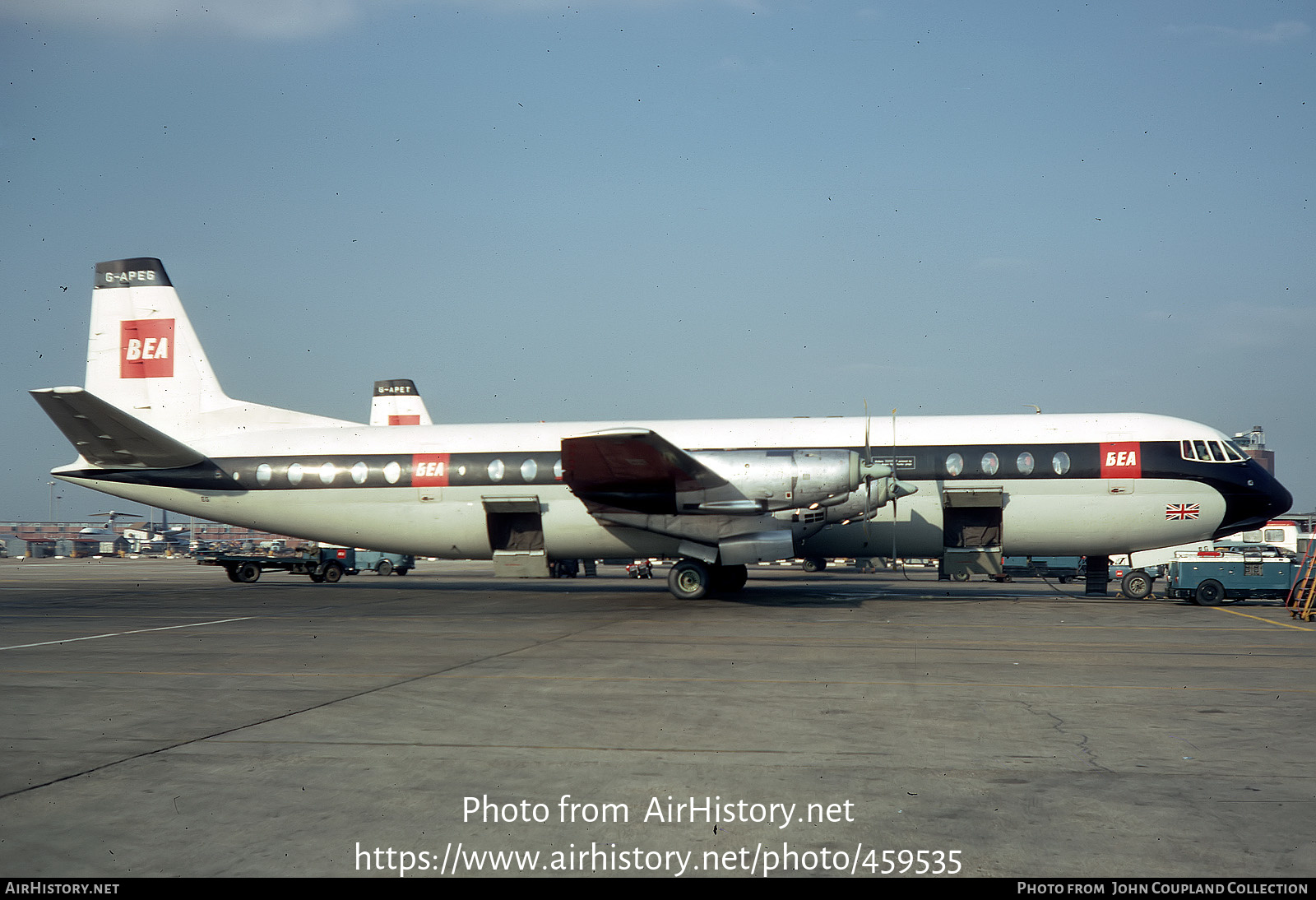 Aircraft Photo of G-APEG | Vickers 953 Vanguard | BEA - British European Airways | AirHistory.net #459535