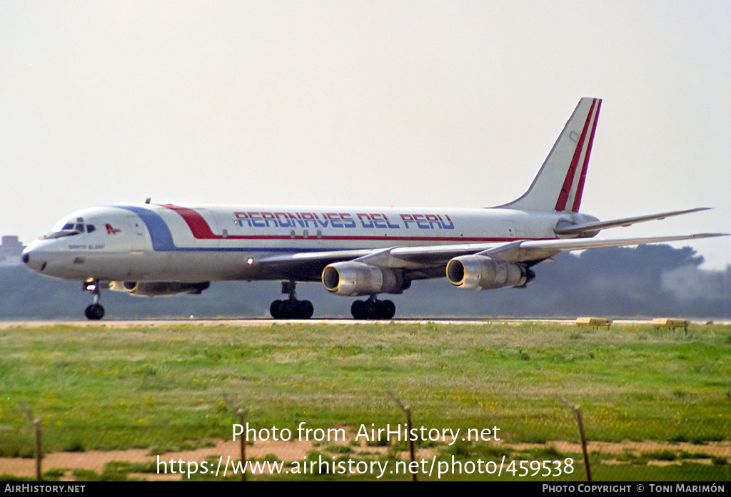 Aircraft Photo of OB-1300 | Douglas DC-8-54(F) | Aeronaves del Peru | AirHistory.net #459538