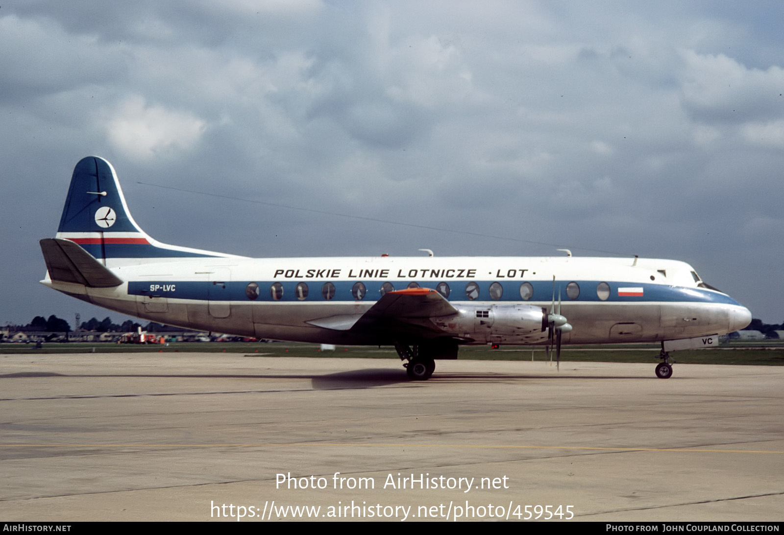 Aircraft Photo of SP-LVC | Vickers 804 Viscount | LOT Polish Airlines - Polskie Linie Lotnicze | AirHistory.net #459545