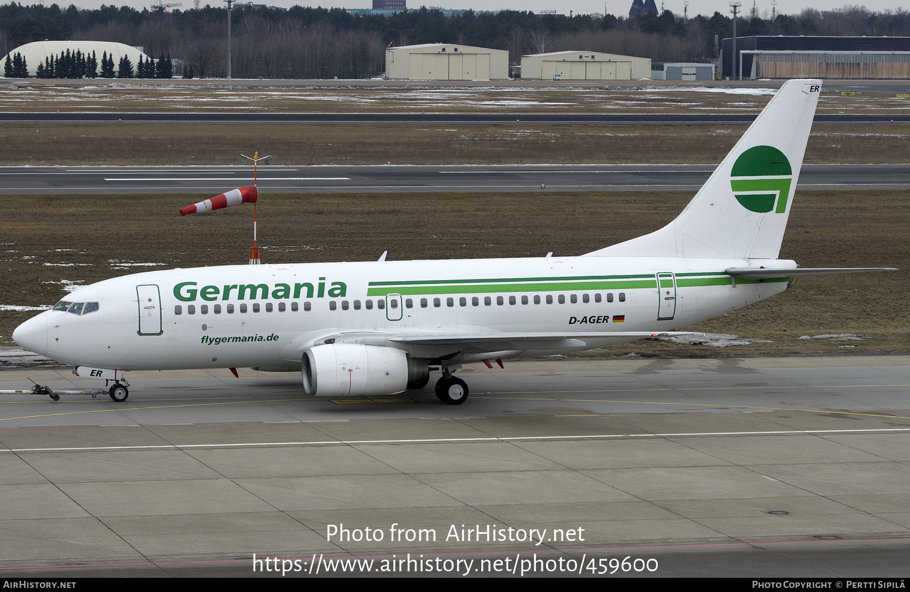 Aircraft Photo of D-AGER | Boeing 737-75B | Germania | AirHistory.net #459600