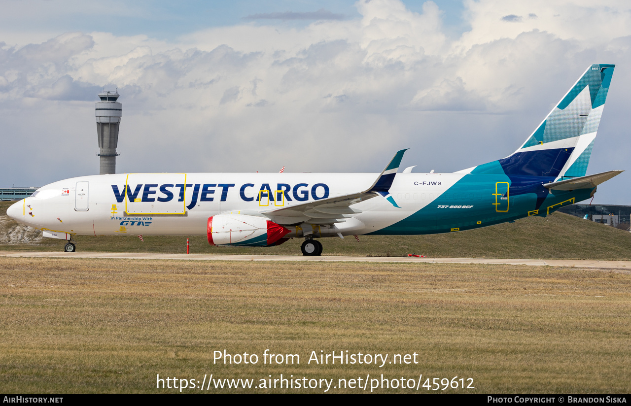 Aircraft Photo of C-FJWS | Boeing 737-8K5(BCF) | WestJet Cargo | AirHistory.net #459612