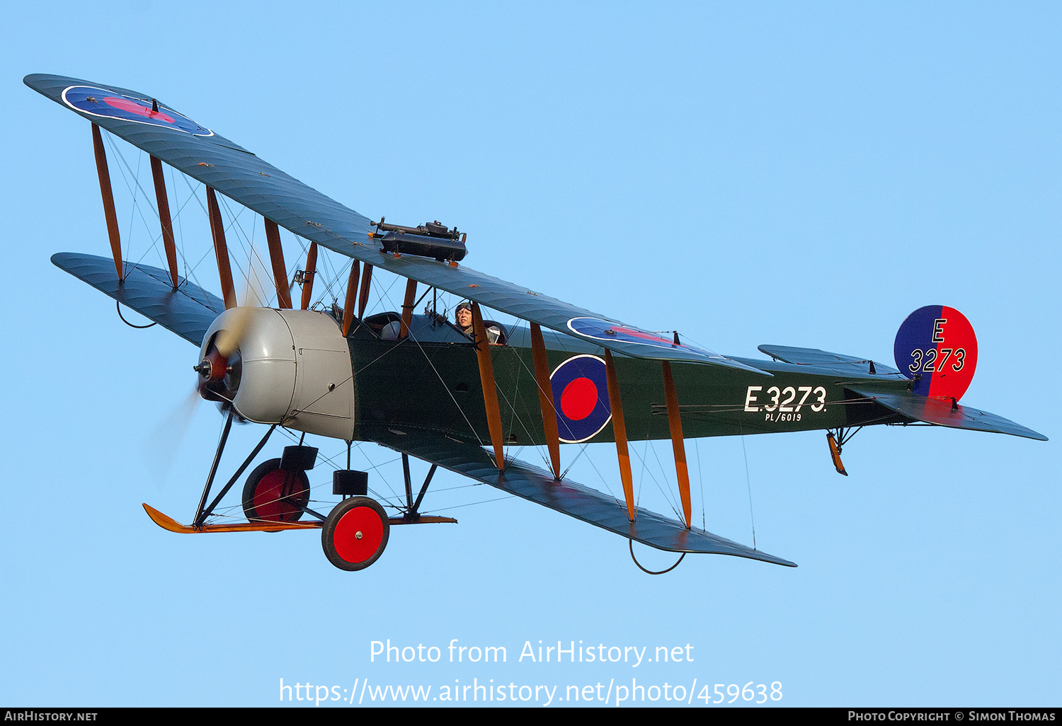 Aircraft Photo of G-ADEV / E3273 | Avro 504K | UK - Air Force | AirHistory.net #459638