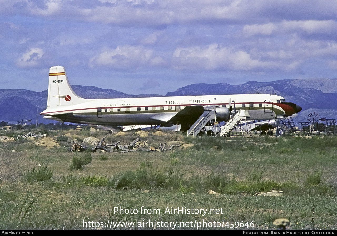 Aircraft Photo of EC-BJK | Douglas DC-7C | Trans Europa | AirHistory.net #459646