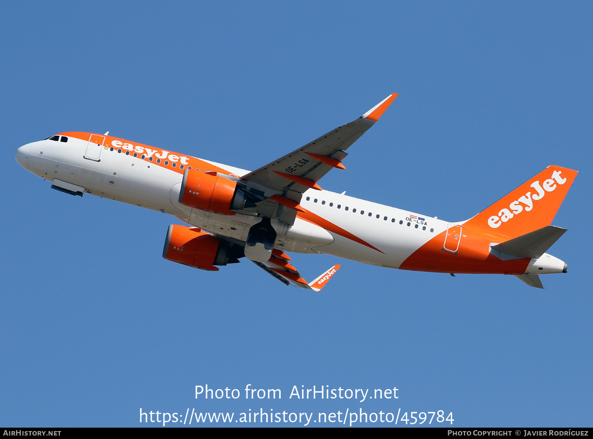 Aircraft Photo of OE-LSA | Airbus A320-251N | EasyJet | AirHistory.net #459784