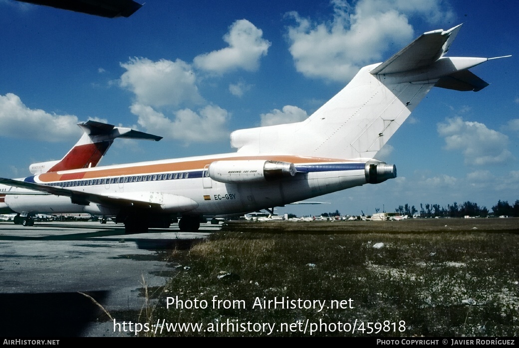 Aircraft Photo of EC-GSY | Boeing 727-256/Adv | Iberia | AirHistory.net #459818