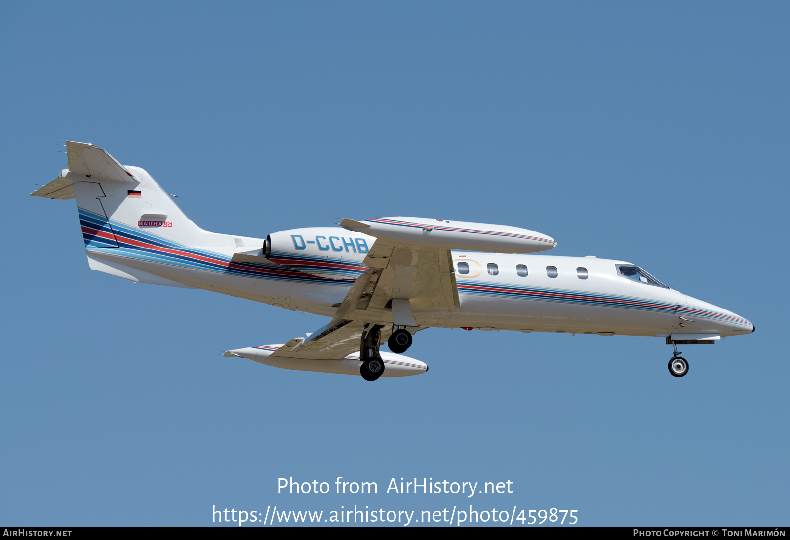 Aircraft Photo of D-CCHB | Gates Learjet 35A | Bauhaus | AirHistory.net #459875