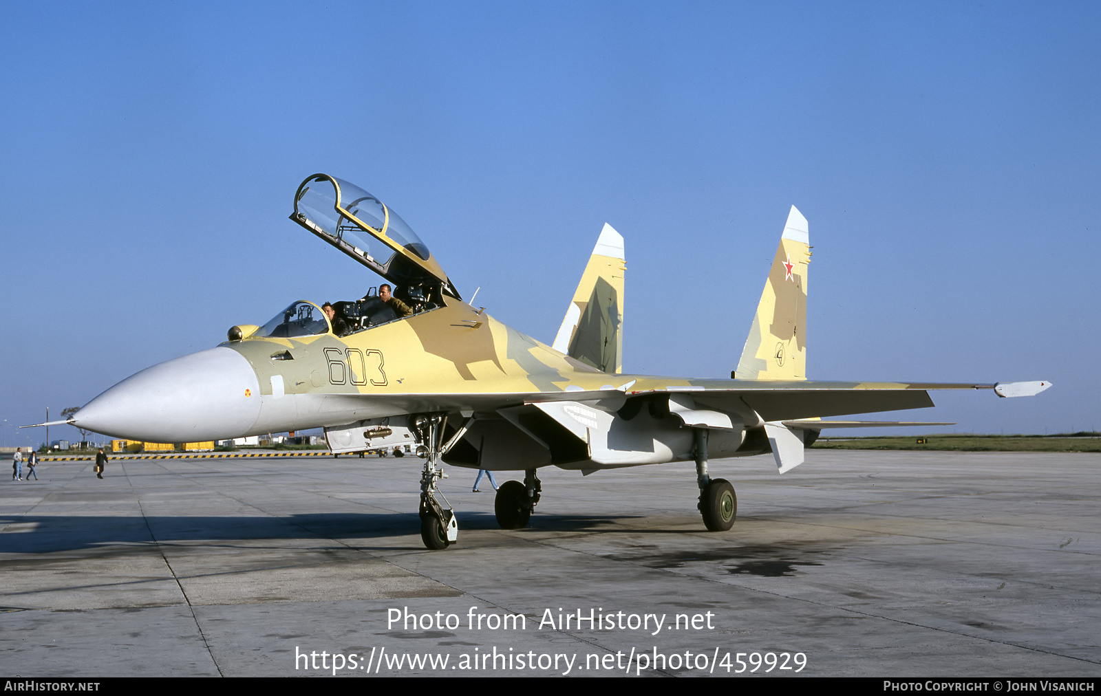 Aircraft Photo of 603 | Sukhoi Su-30MK | Russia - Air Force | AirHistory.net #459929