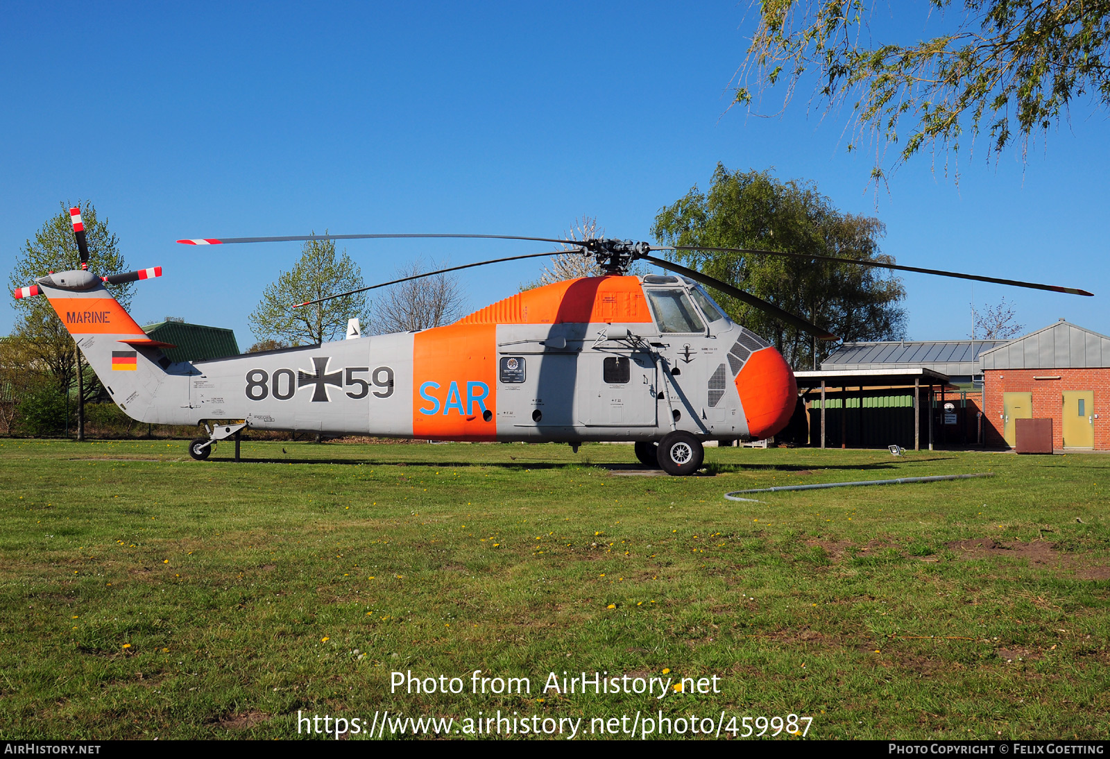 Aircraft Photo of 8059 | Sikorsky H-34G.III | Germany - Navy | AirHistory.net #459987