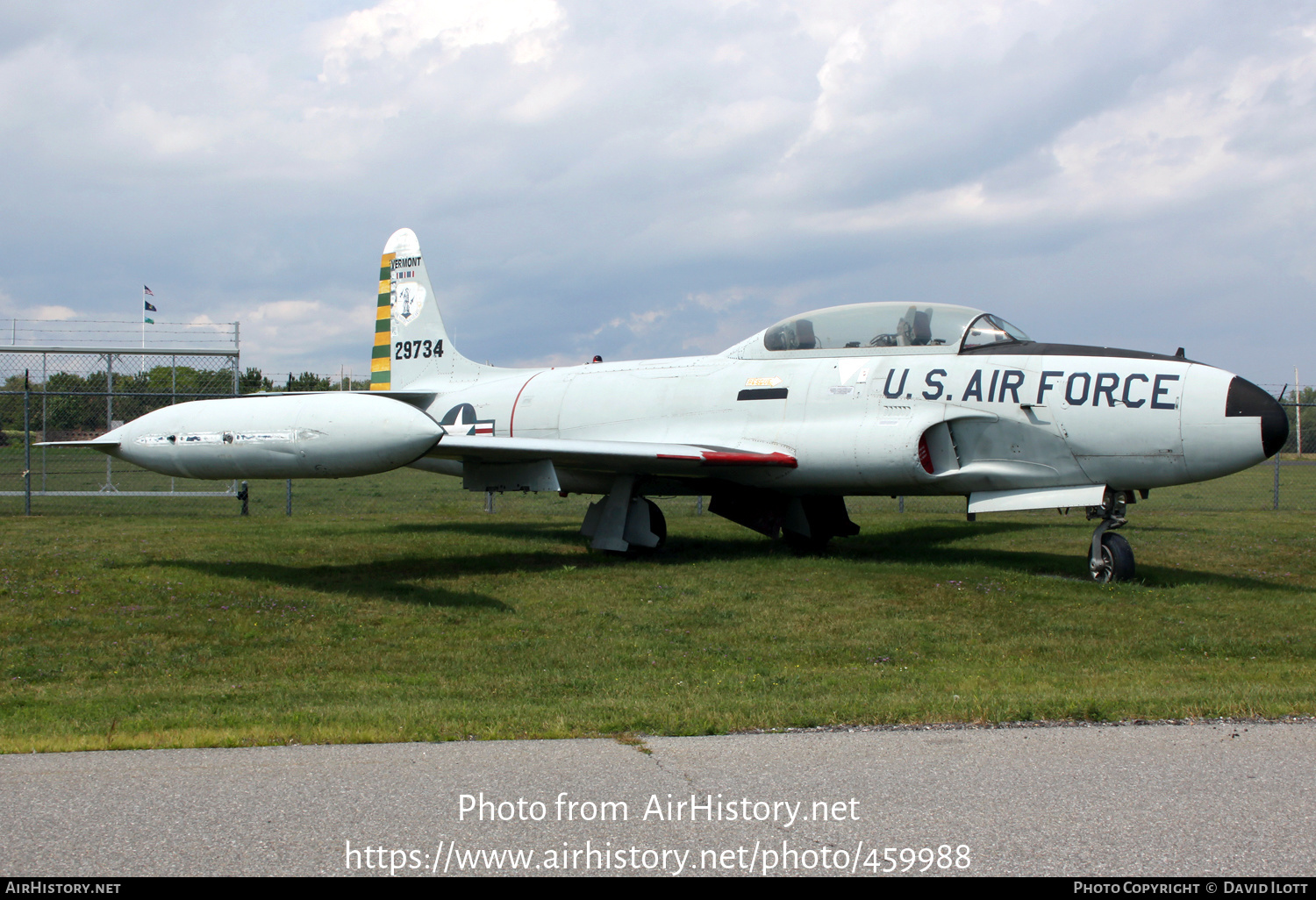 Aircraft Photo of 52-9734 / 29734 | Lockheed T-33A | USA - Air Force | AirHistory.net #459988