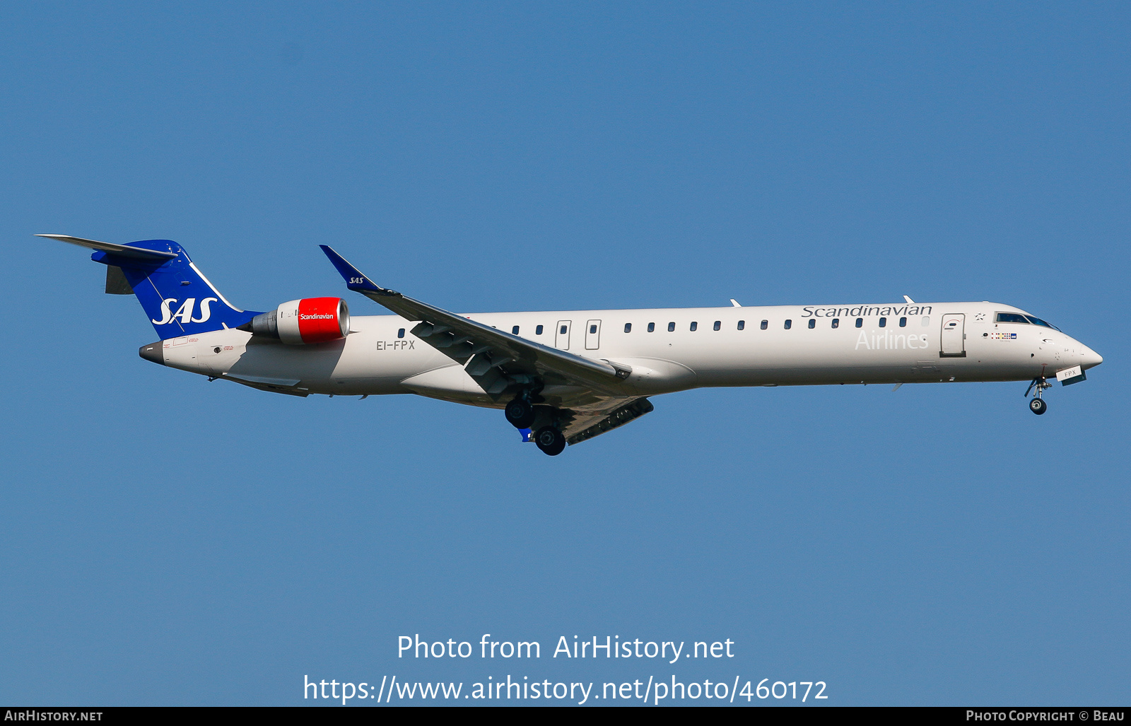 Aircraft Photo of EI-FPX | Bombardier CRJ-900LR (CL-600-2D24) | Scandinavian Airlines - SAS | AirHistory.net #460172