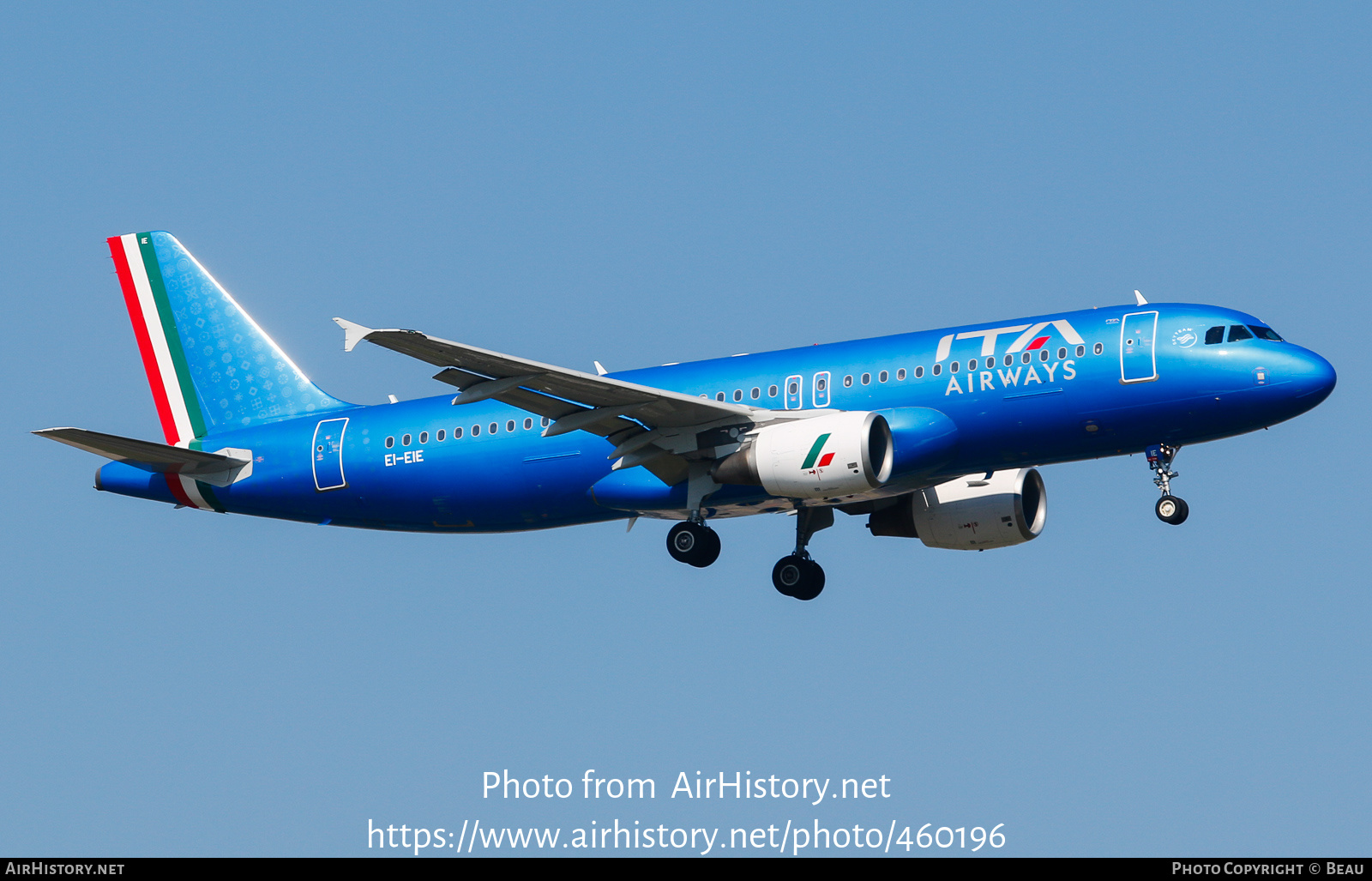 Aircraft Photo of EI-EIE | Airbus A320-216 | ITA Airways | AirHistory.net #460196