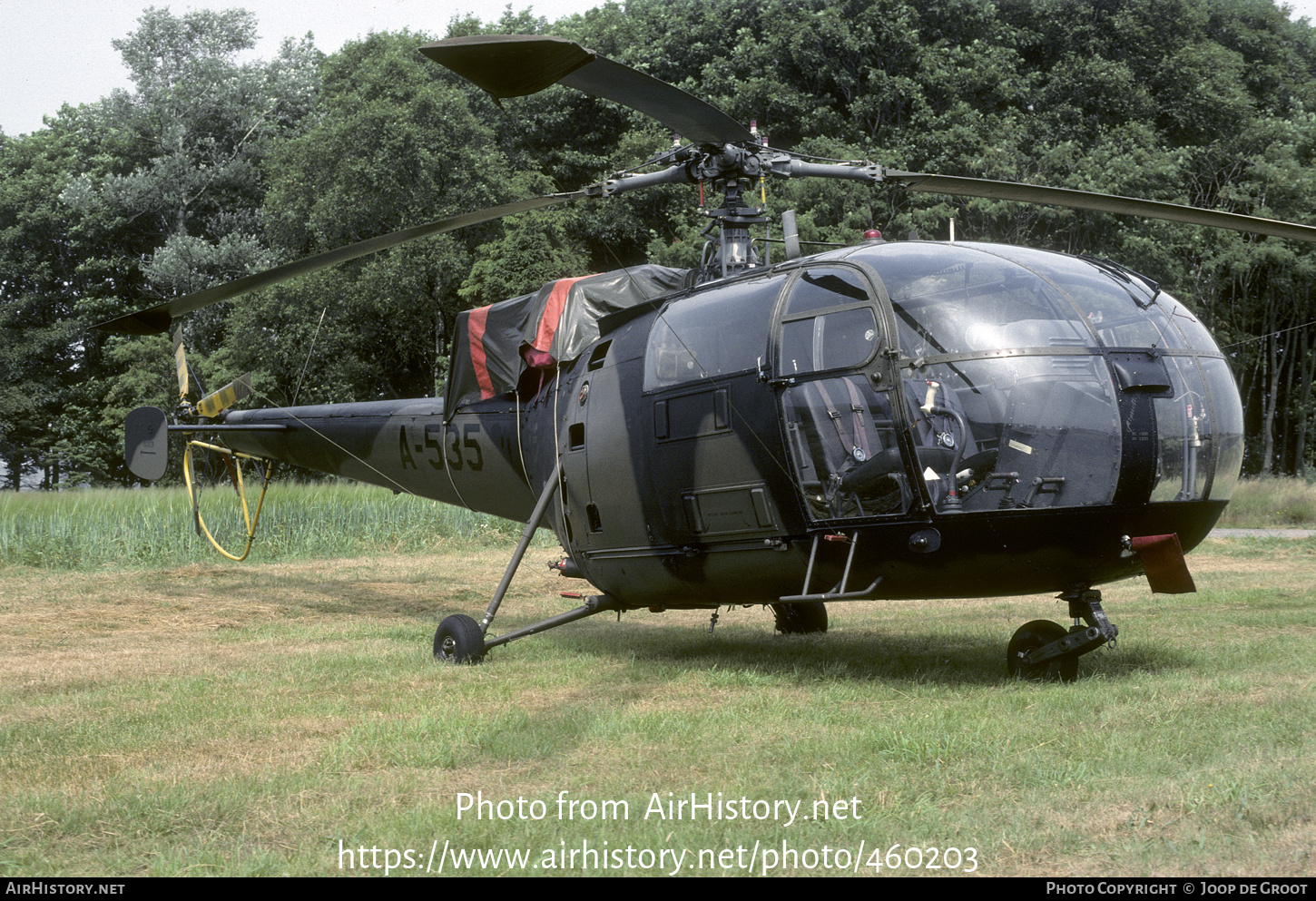 Aircraft Photo of A-535 | Sud SE-3160 Alouette III | Netherlands - Air Force | AirHistory.net #460203