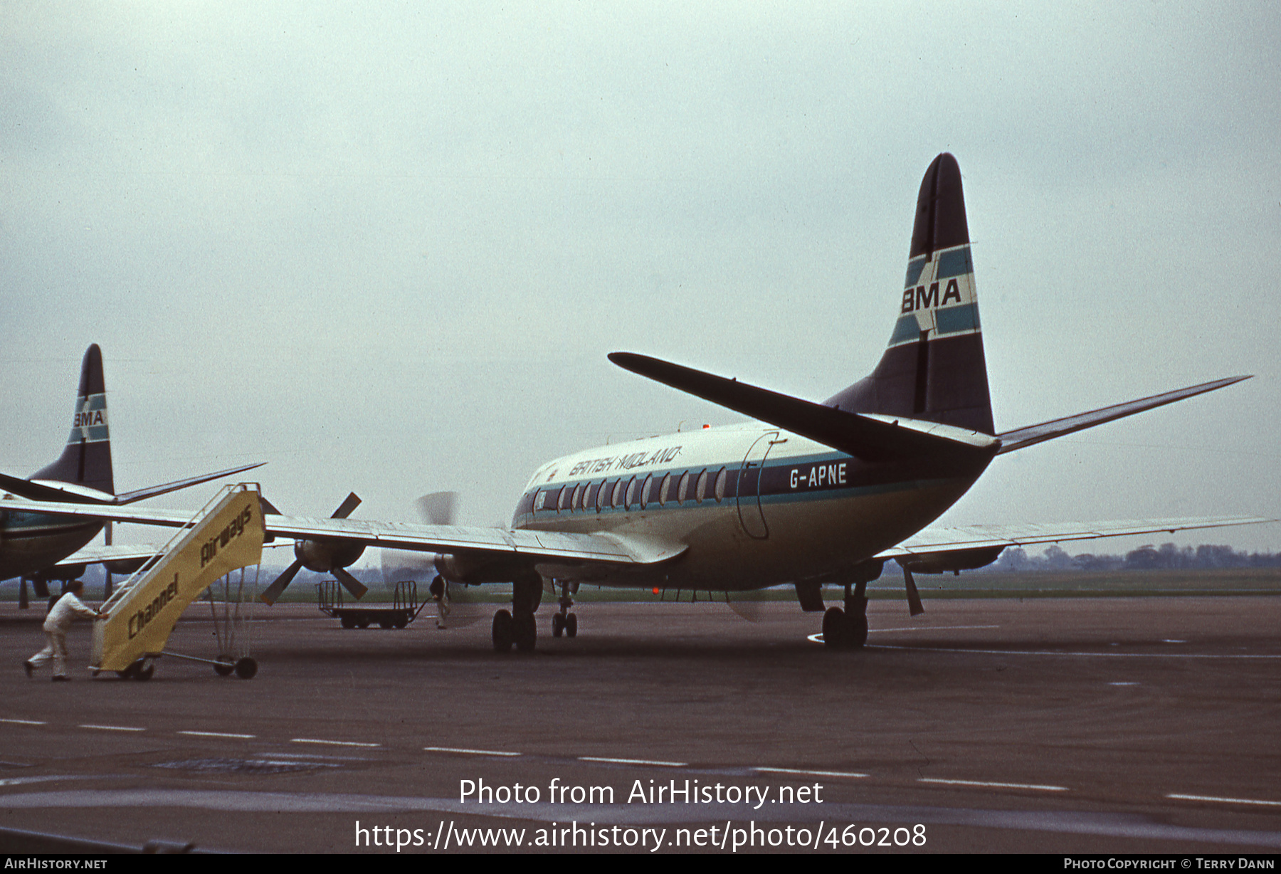 Aircraft Photo of G-APNE | Vickers 831 Viscount | British Midland Airways - BMA | AirHistory.net #460208