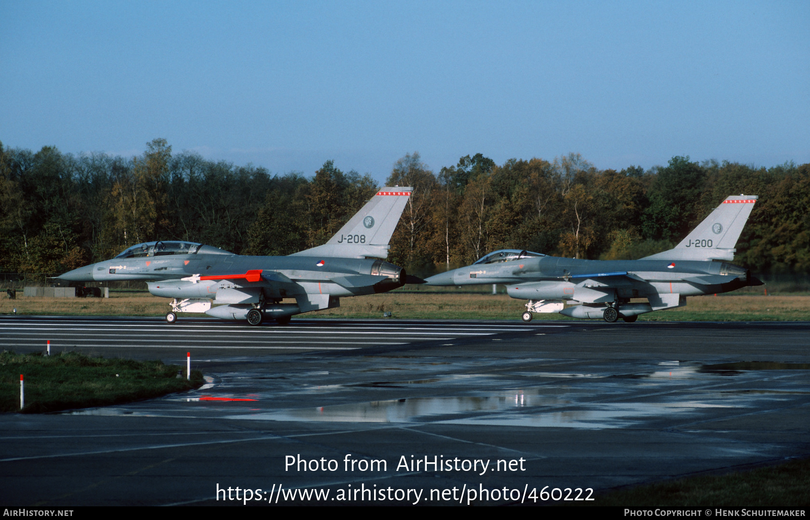 Aircraft Photo of J-208 | General Dynamics F-16B Fighting Falcon | Netherlands - Air Force | AirHistory.net #460222