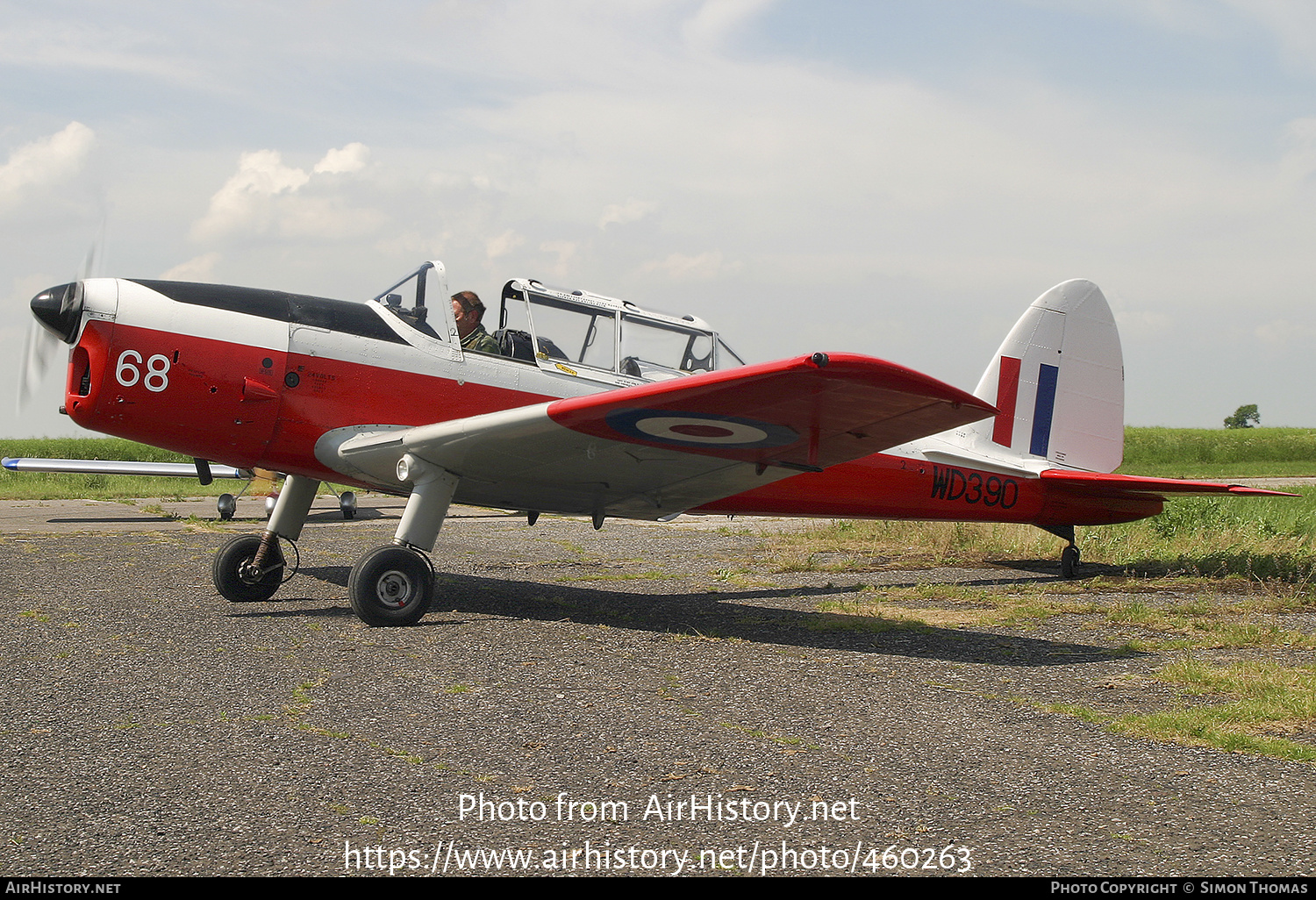 Aircraft Photo of G-BWNK / WD390 | De Havilland DHC-1 Chipmunk Mk22 | UK - Air Force | AirHistory.net #460263