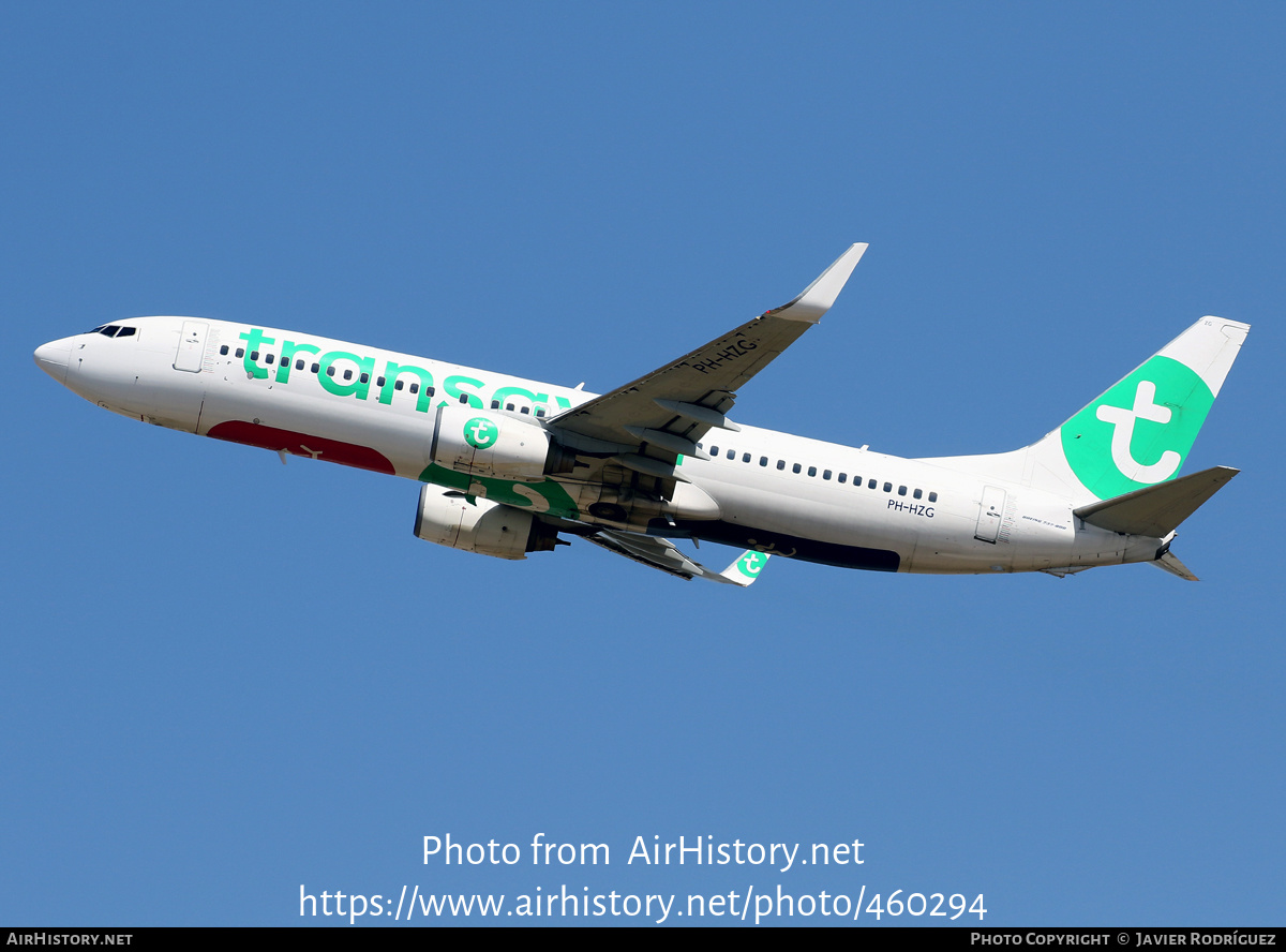 Aircraft Photo of PH-HZG | Boeing 737-8K2 | Transavia | AirHistory.net #460294