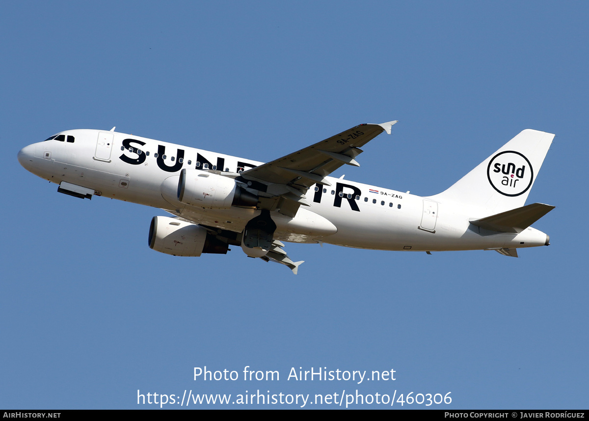 Aircraft Photo of 9A-ZAG | Airbus A319-111 | Sundair | AirHistory.net #460306