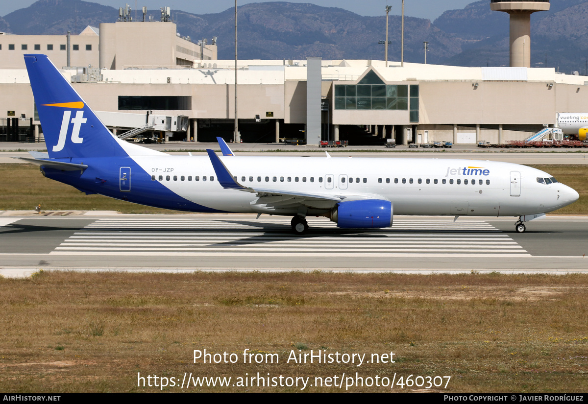 Aircraft Photo of OY-JZP | Boeing 737-8U3 | Jettime | AirHistory.net #460307