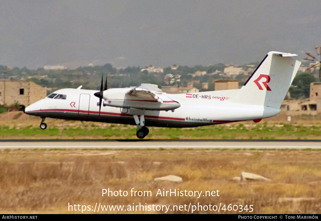 Aircraft Photo of OE-HRS | De Havilland Canada DHC-8-103 Dash 8 | Rheintalflug | AirHistory.net #460345