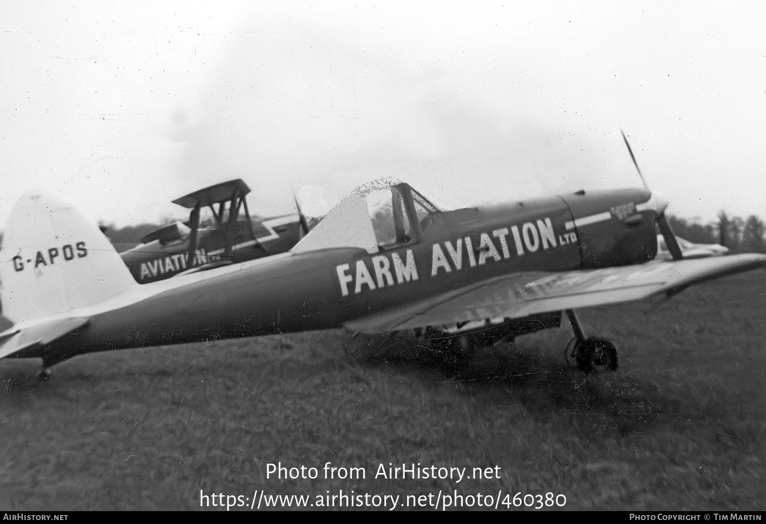 Aircraft Photo of G-APOS | De Havilland DHC-1 Chipmunk Mk23 | Farm Aviation | AirHistory.net #460380