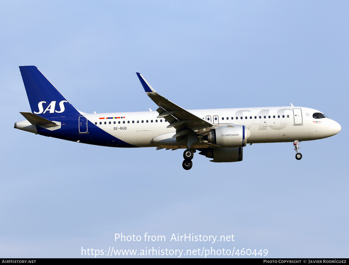 Aircraft Photo of SE-RUD | Airbus A320-251N | Scandinavian Airlines - SAS | AirHistory.net #460449