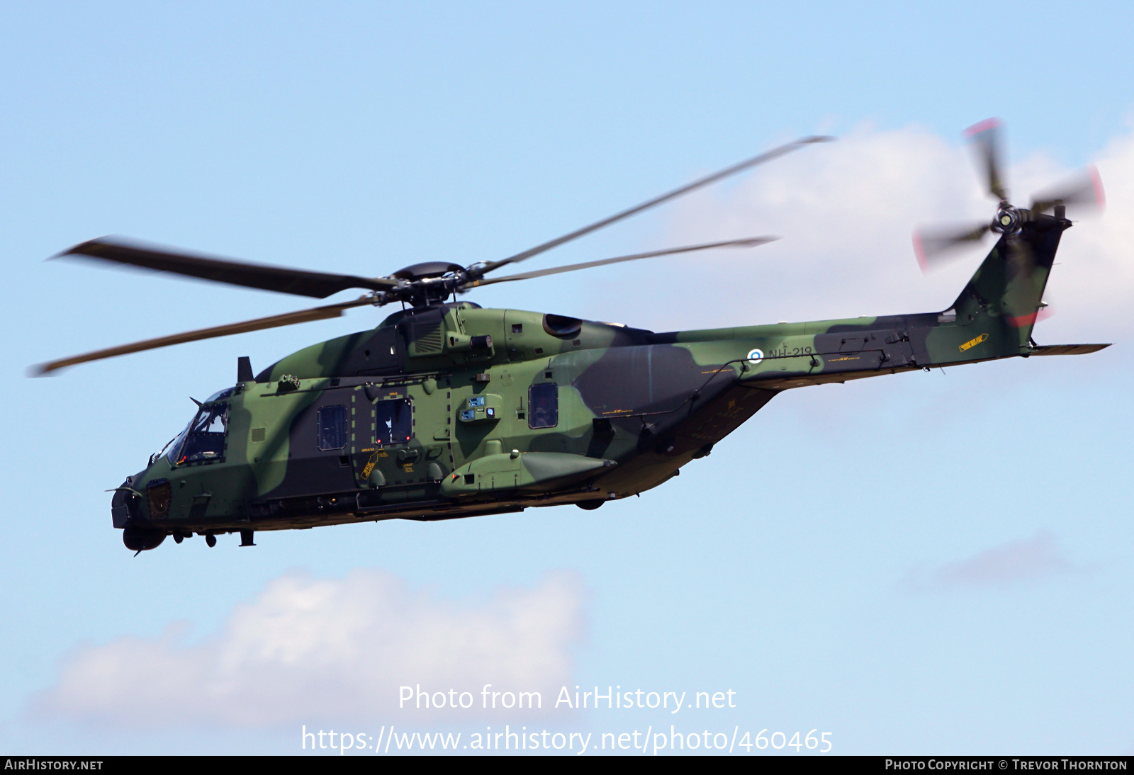 Aircraft Photo of NH-219 | NHI NH90 TTH | Finland - Army | AirHistory.net #460465