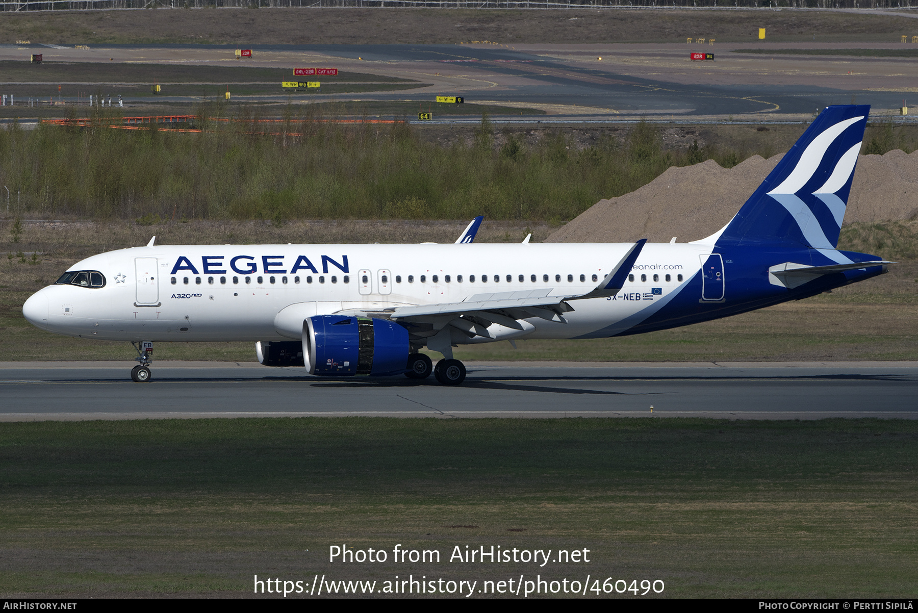 Aircraft Photo of SX-NEB | Airbus A320-271N | Aegean Airlines | AirHistory.net #460490