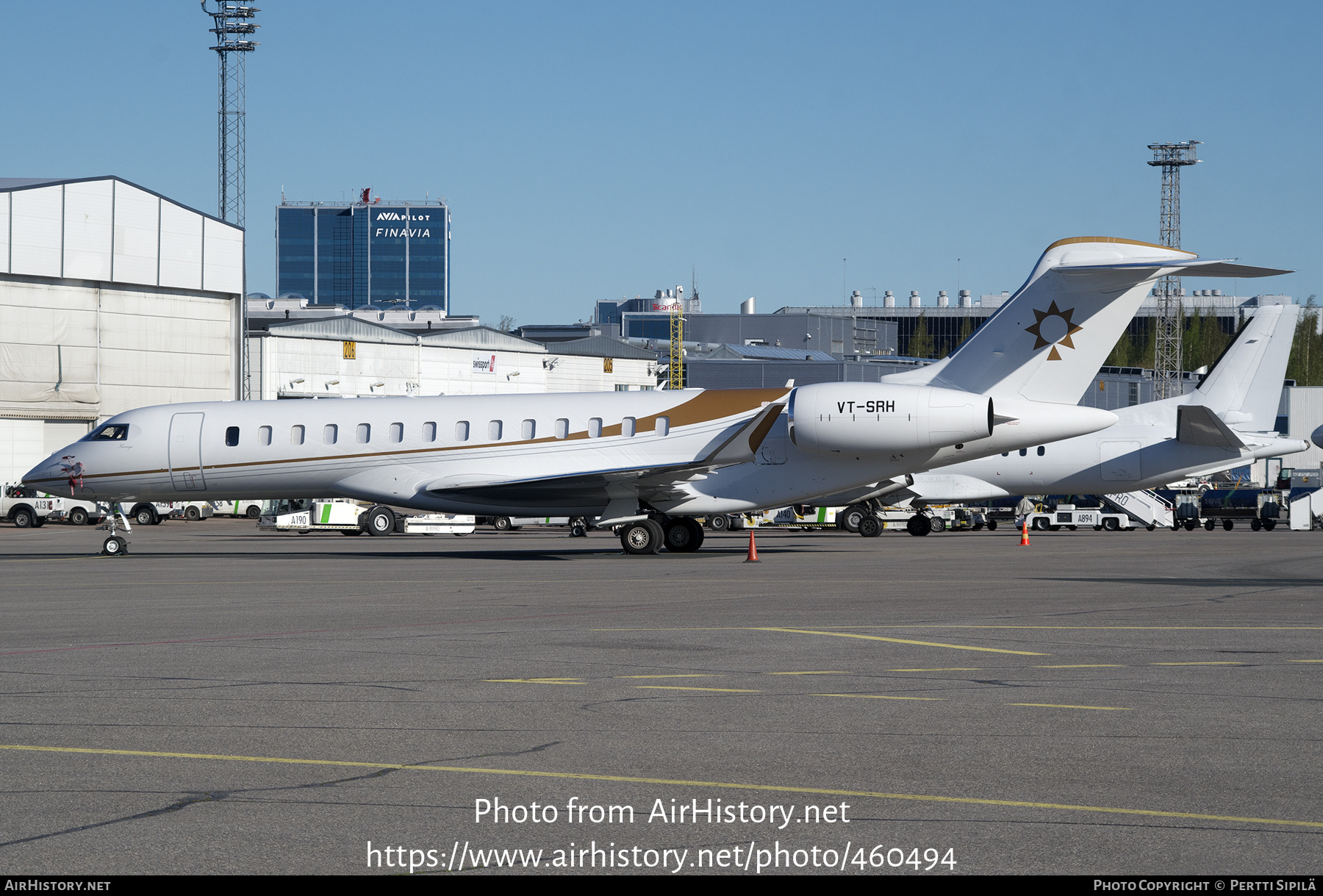 Aircraft Photo of VT-SRH | Bombardier Global 7500 (BD-700-2A12) | Sun TV Network | AirHistory.net #460494