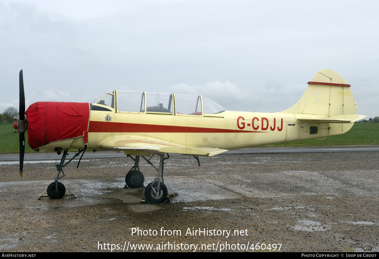 Aircraft Photo of G-CDJJ | Yakovlev Yak-52 | AirHistory.net #460497