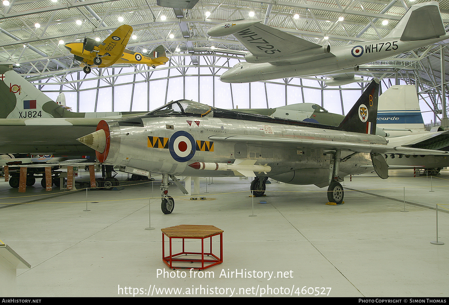 Aircraft Photo of XM135 | English Electric Lightning F1 | UK - Air Force | AirHistory.net #460527