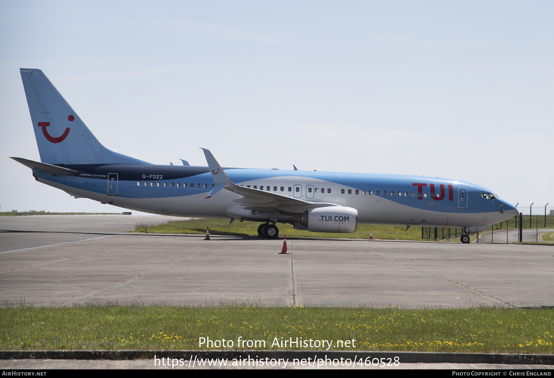 Aircraft Photo of G-FDZZ | Boeing 737-8K5 | TUI | AirHistory.net #460528