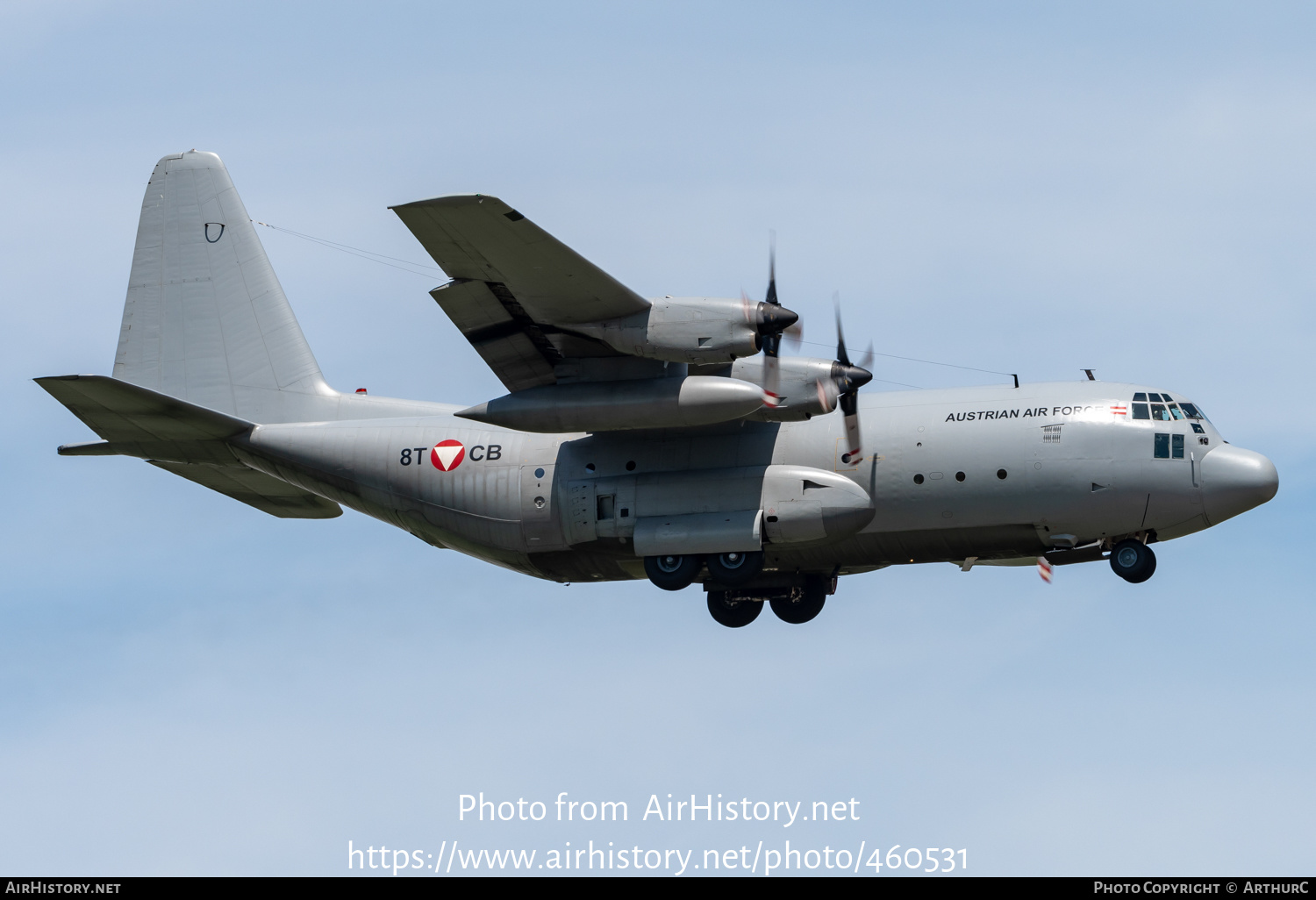 Aircraft Photo of 8T-CB | Lockheed C-130K Hercules (L-382) | Austria - Air Force | AirHistory.net #460531