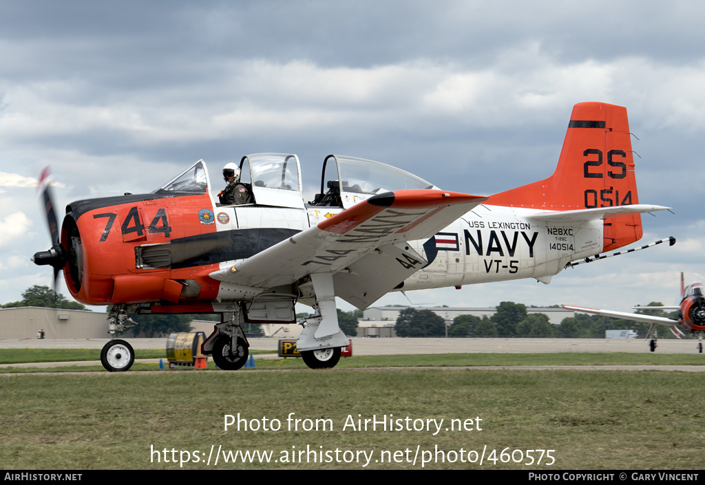 Aircraft Photo of N28XC / 140514 | North American T-28C Trojan | USA - Navy | AirHistory.net #460575