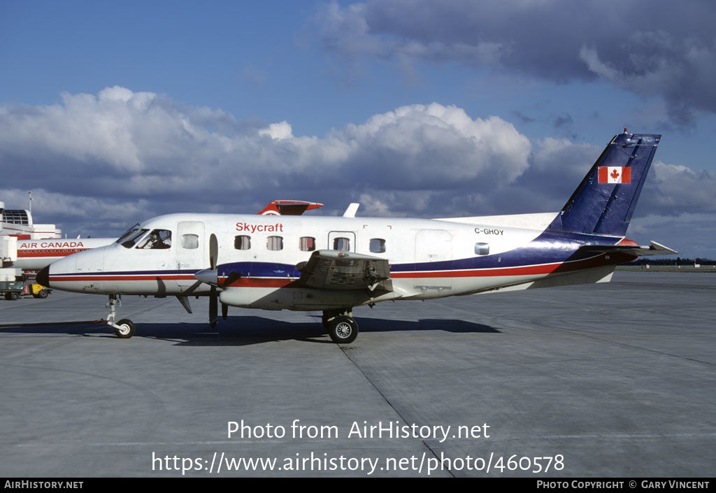 Aircraft Photo of C-GHOY | Embraer EMB-110P1 Bandeirante | Skycraft Air Transport | AirHistory.net #460578