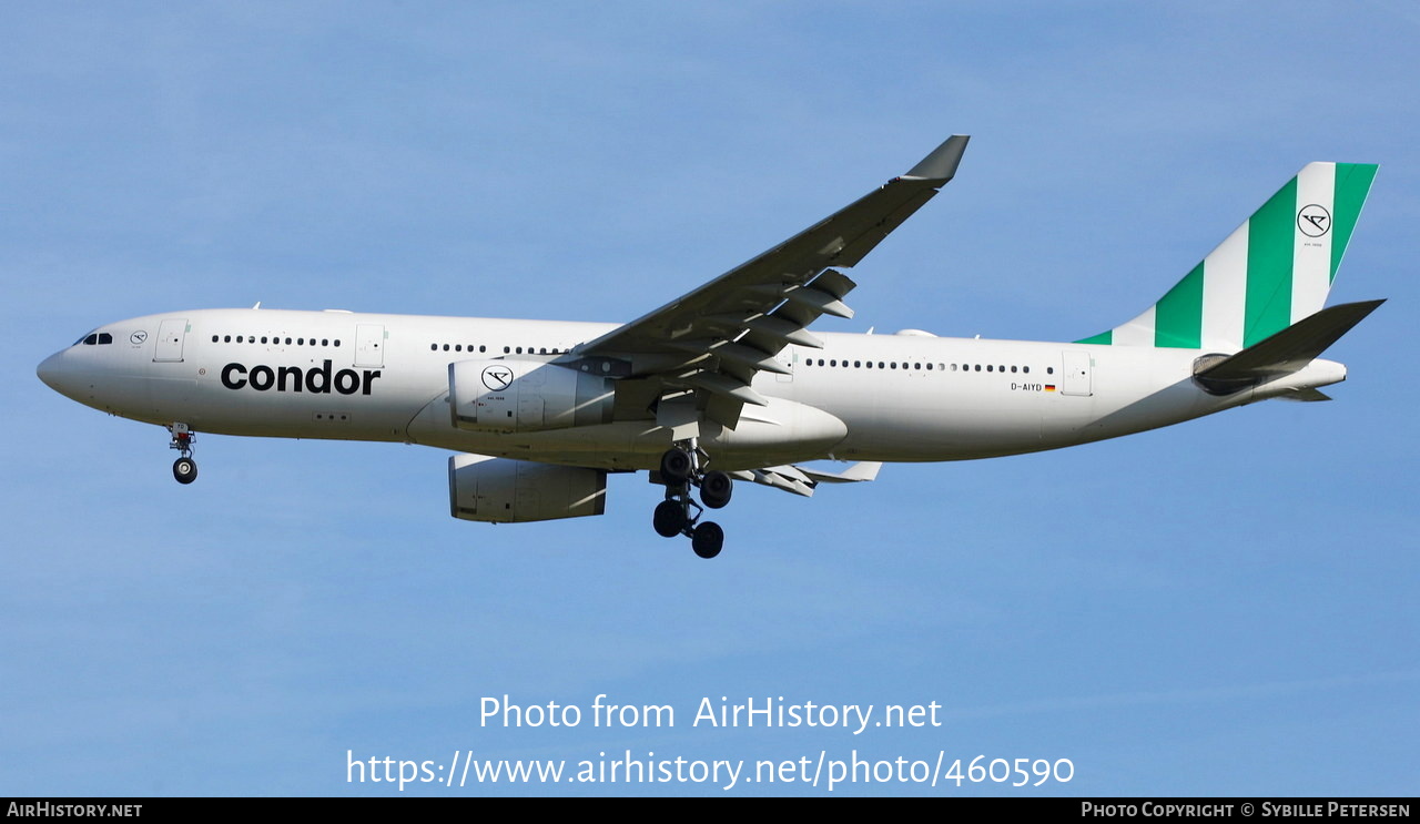 Aircraft Photo of D-AIYD | Airbus A330-243 | Condor Flugdienst | AirHistory.net #460590