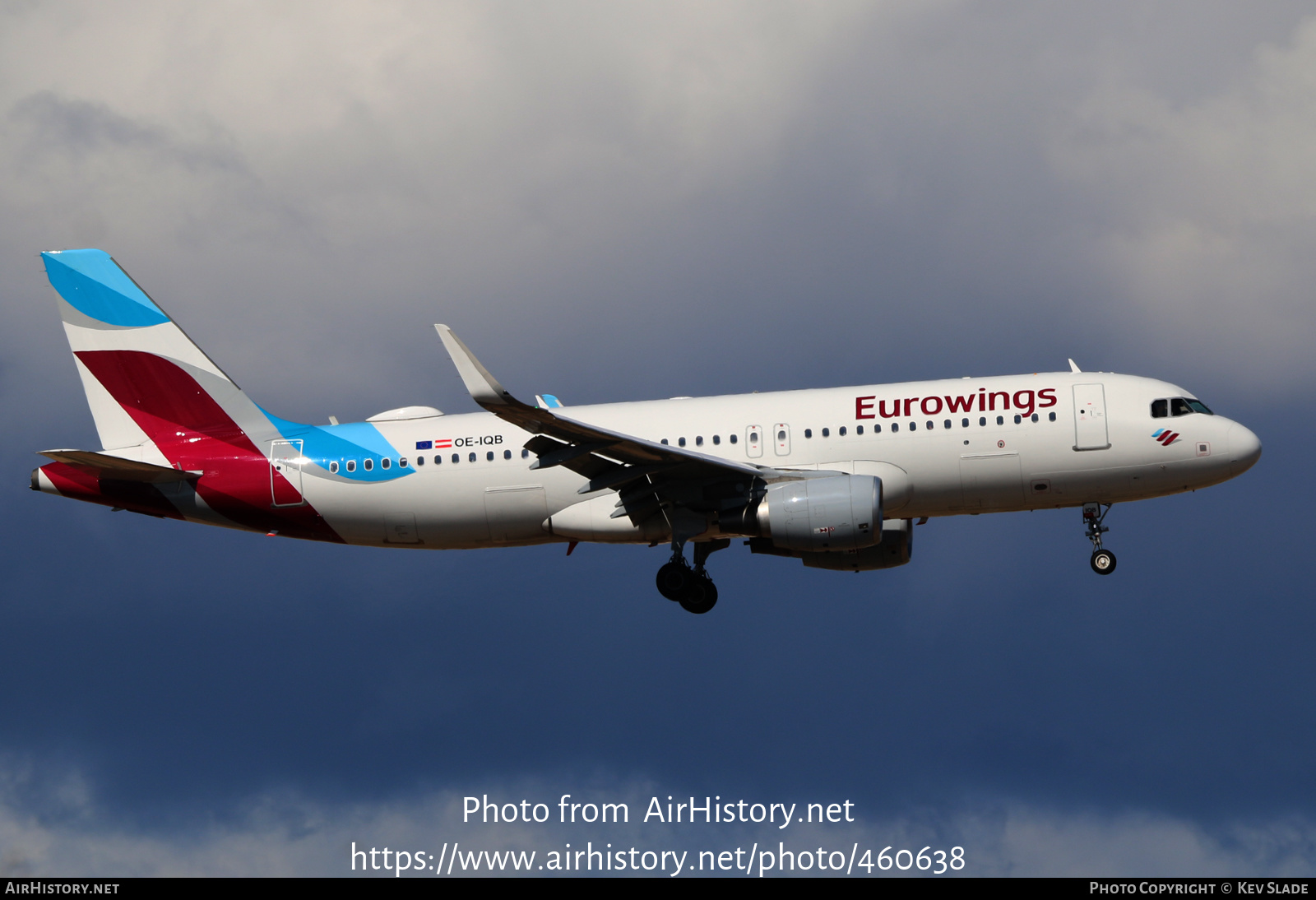 Aircraft Photo of OE-IQB | Airbus A320-214 | Eurowings | AirHistory.net #460638