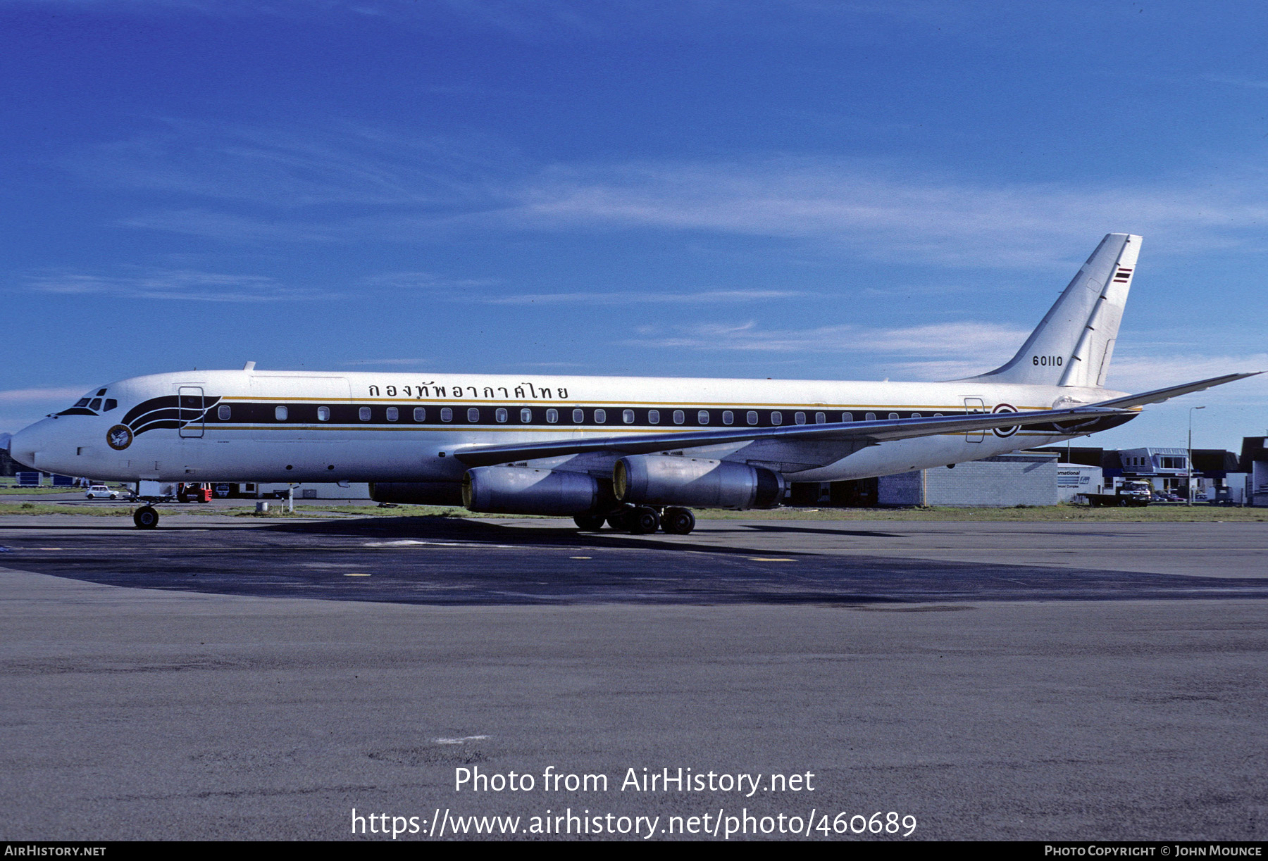 Aircraft Photo of L.10-2/28 / 60110 | McDonnell Douglas DC-8-62CF | Thailand - Air Force | AirHistory.net #460689